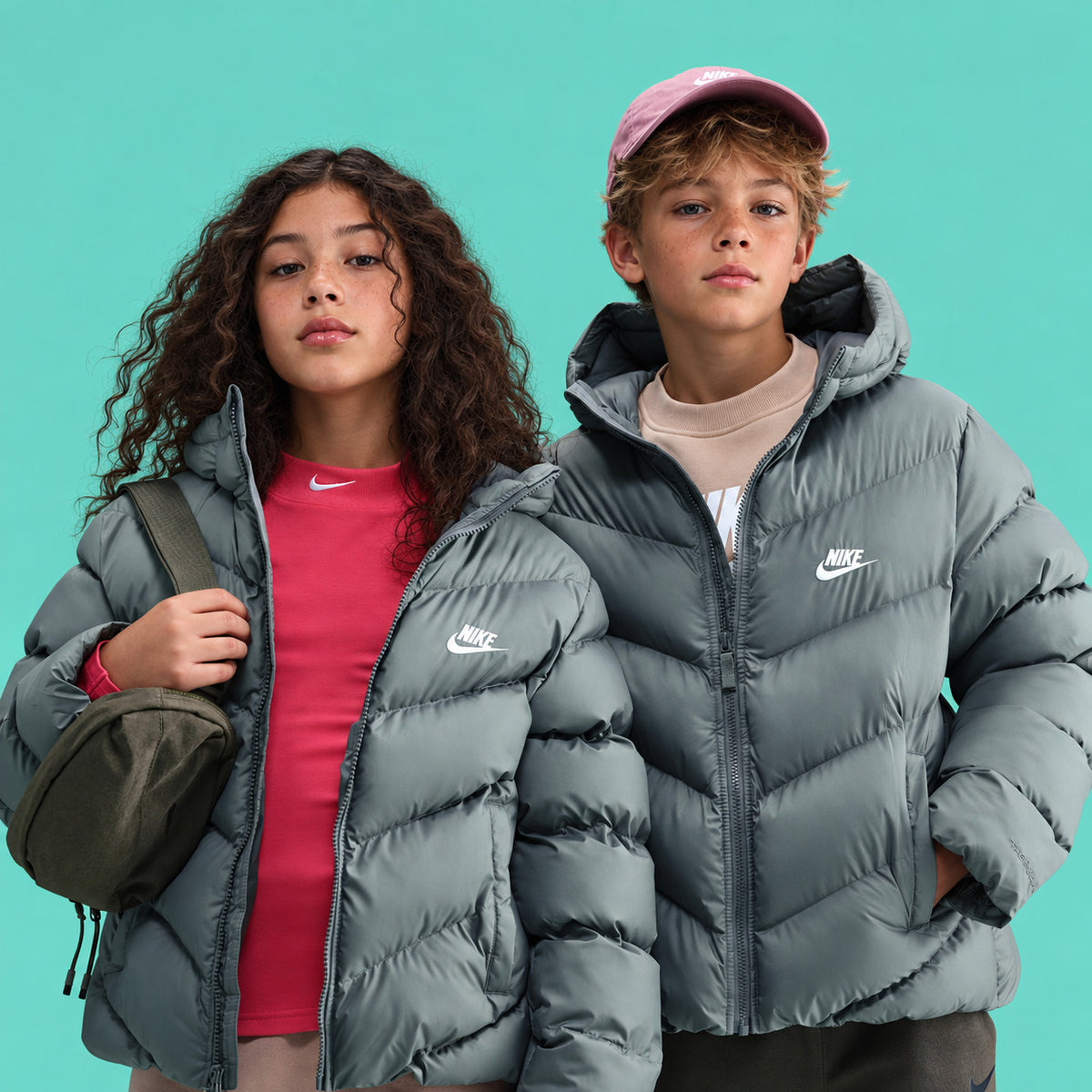 Giacca puffer loose fit Therma-FIT