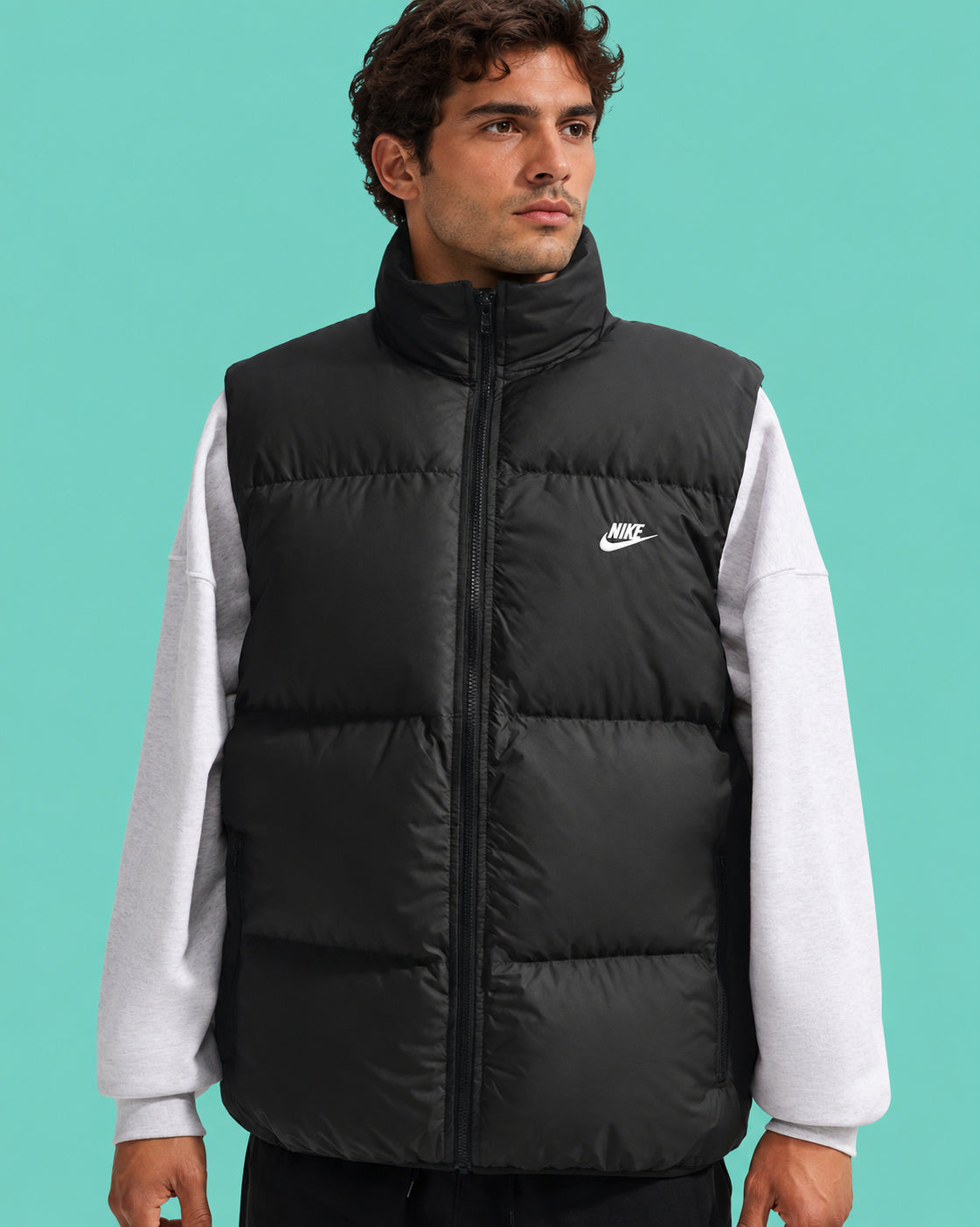 Gilet imbottito Nike nero