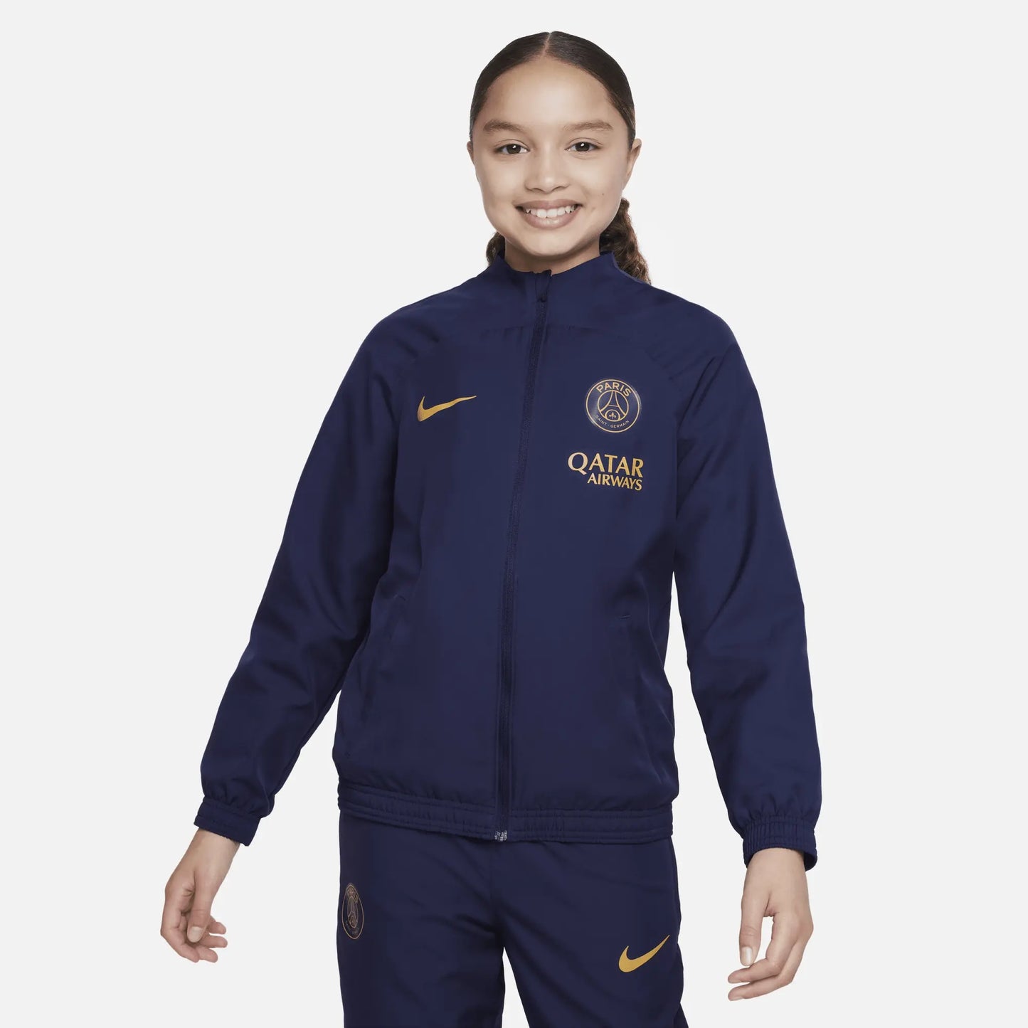 TUTA JUNIOR PSG STRIKE 2023/2024 - BLU/ORO