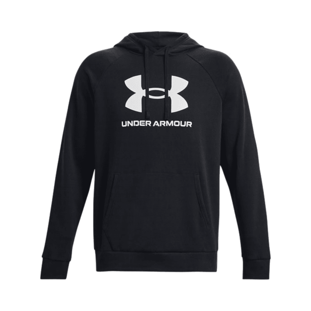 FELPA CON CAPPUCCIO TRAINING UOMO RIVAL FLEECE LOGO HOODED