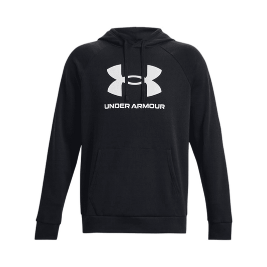 FELPA CON CAPPUCCIO TRAINING UOMO RIVAL FLEECE LOGO HOODED