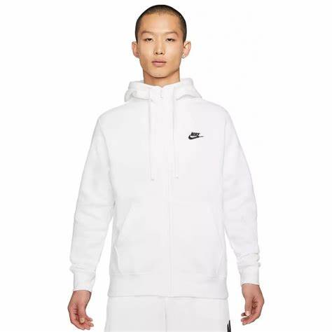 FELPA CON CAPPUCCIO NIKE NSW CLUB FZ