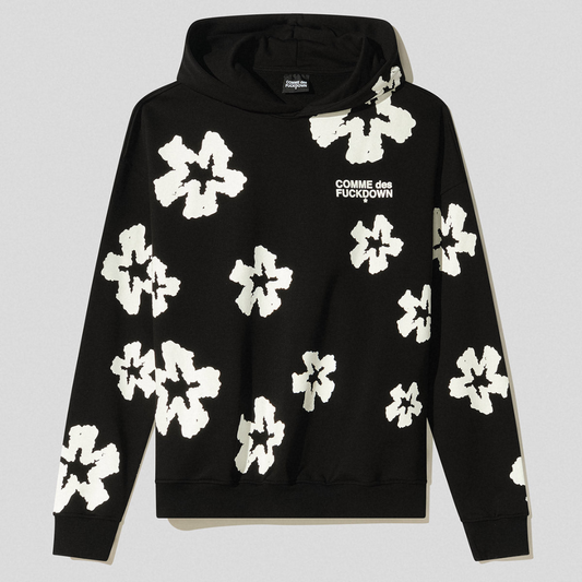 Felpa Comme Des Fuckdown con Stampa a Fiori