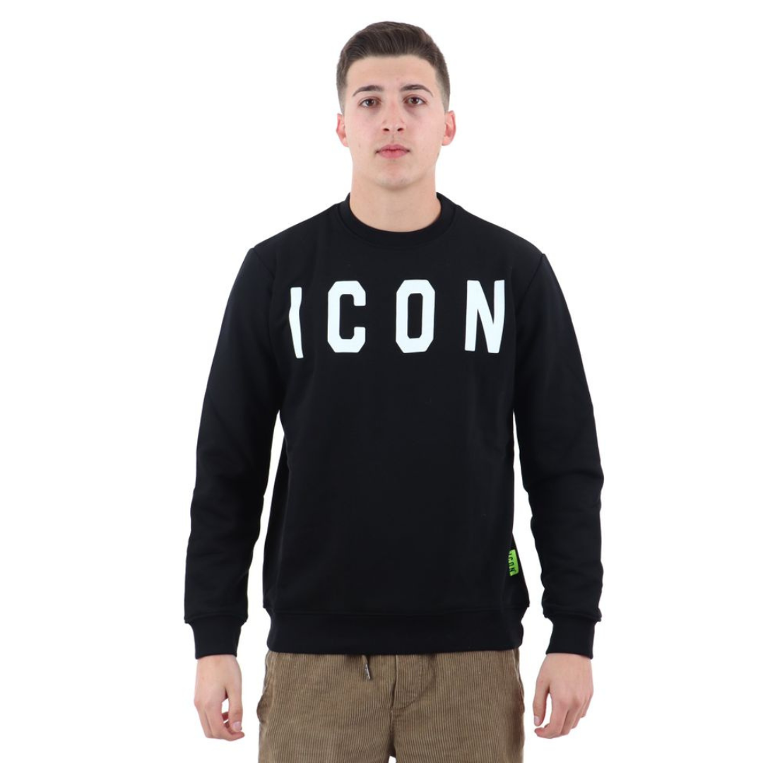 Felpa Icon Girocollo con Logo