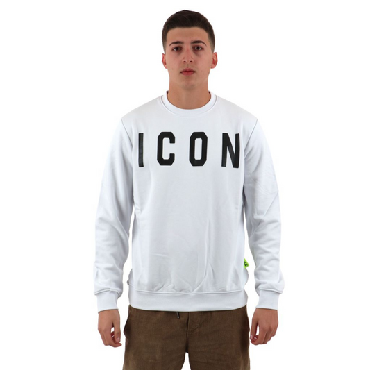 Felpa Icon Girocollo con Logo