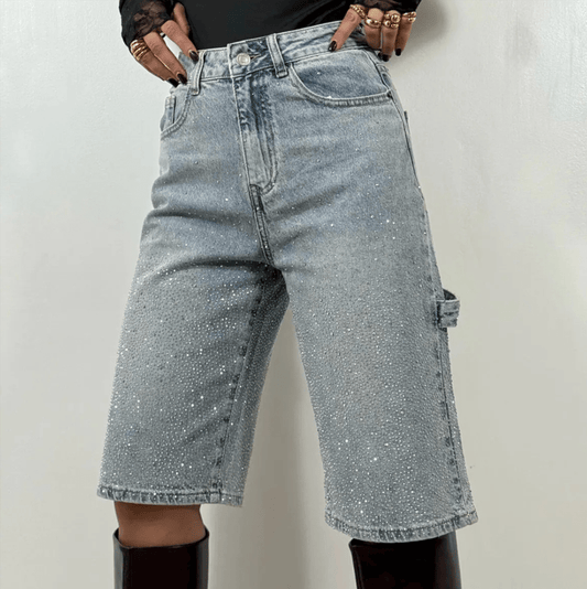 Jorts Donna Primavera/Estate Brillantinato