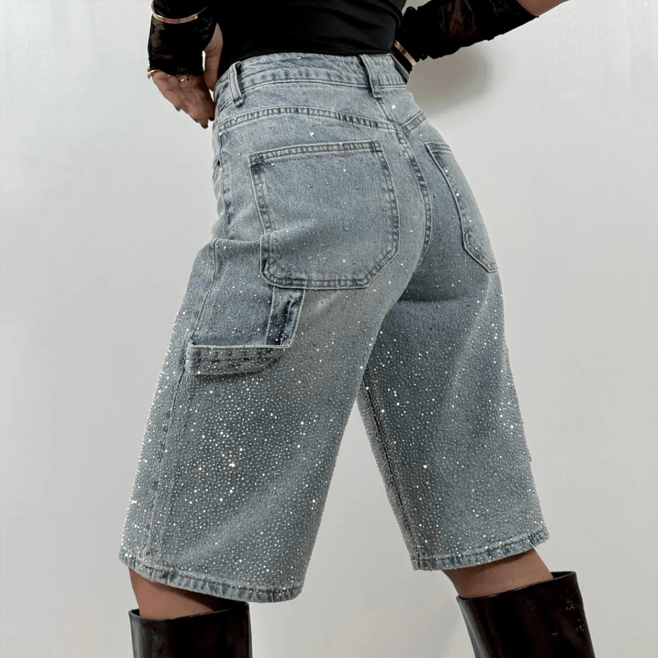 Jorts Donna Primavera/Estate Brillantinato