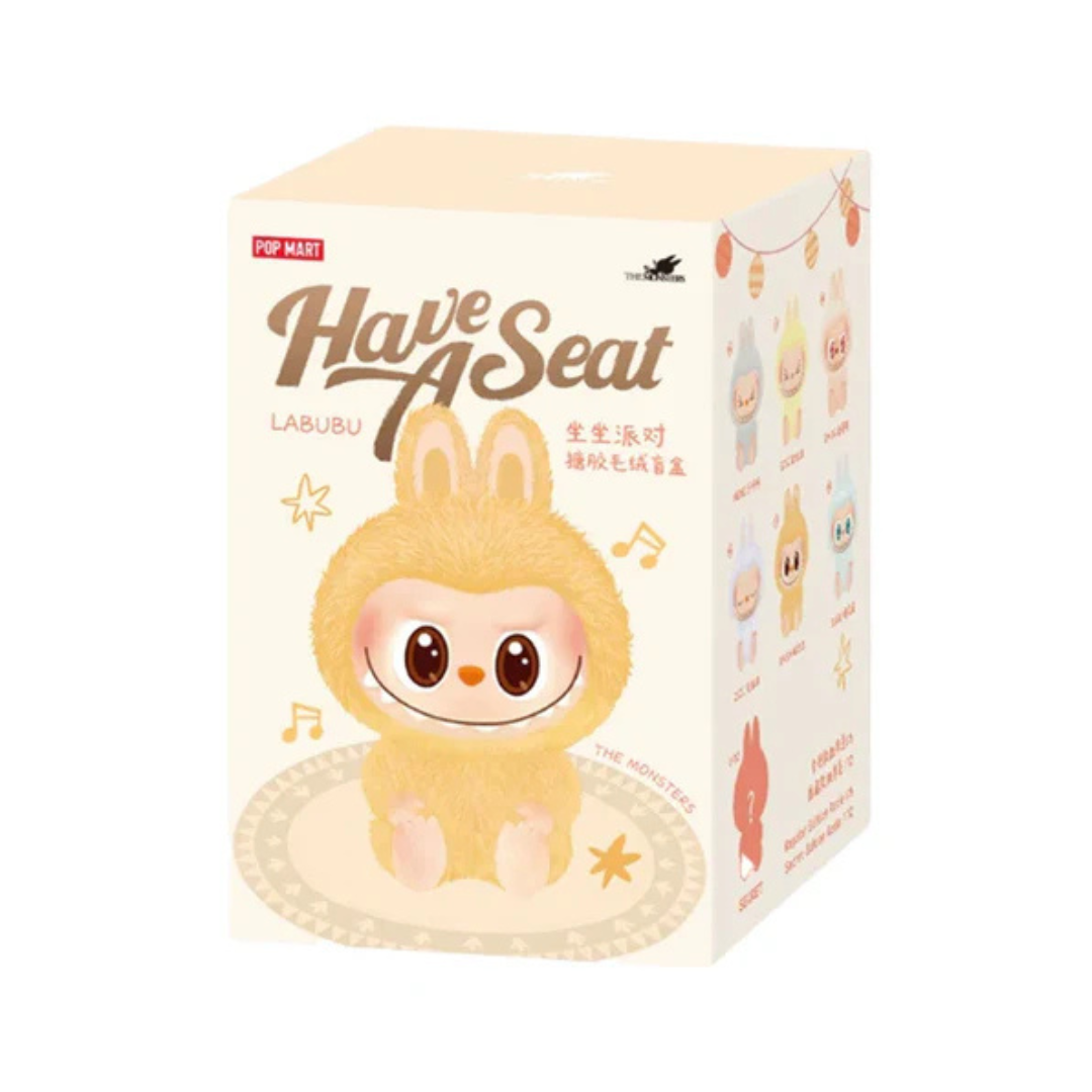 Pop Mart Labubu The Monsters Have a Seat Vynil Plush (x1 Doll)