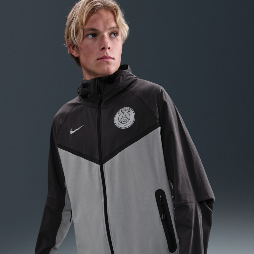 GIACCA UOMO NIKE PARIS SAINT-GERMAIN NIKE TECH FLEECE WOVEN FZ JACKET